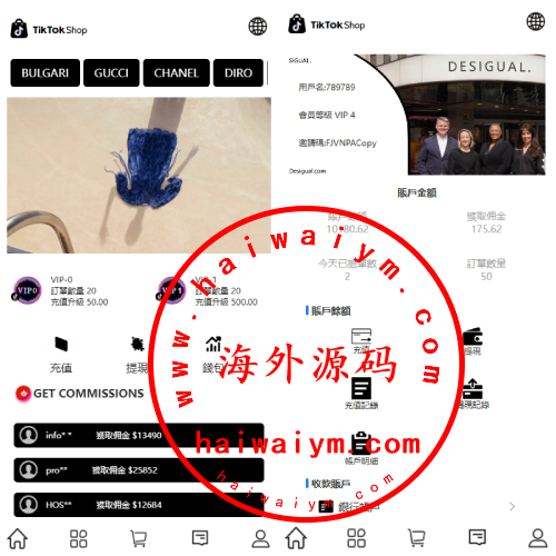 多语言TIKTOK抢单刷单系统/连单卡单/打针/前端uniapp